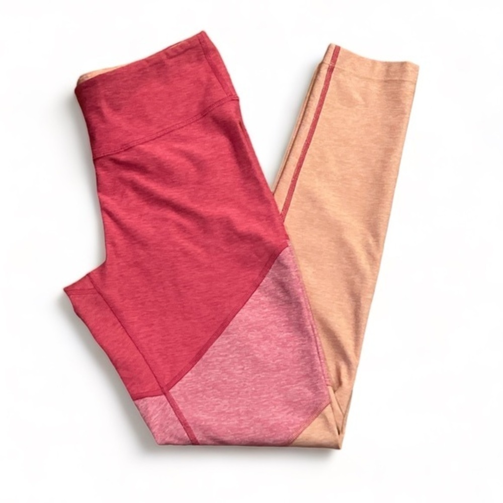 Outdoor Voices Women's Sz S Tri Color‎ Block Compression 7/8 Leggings